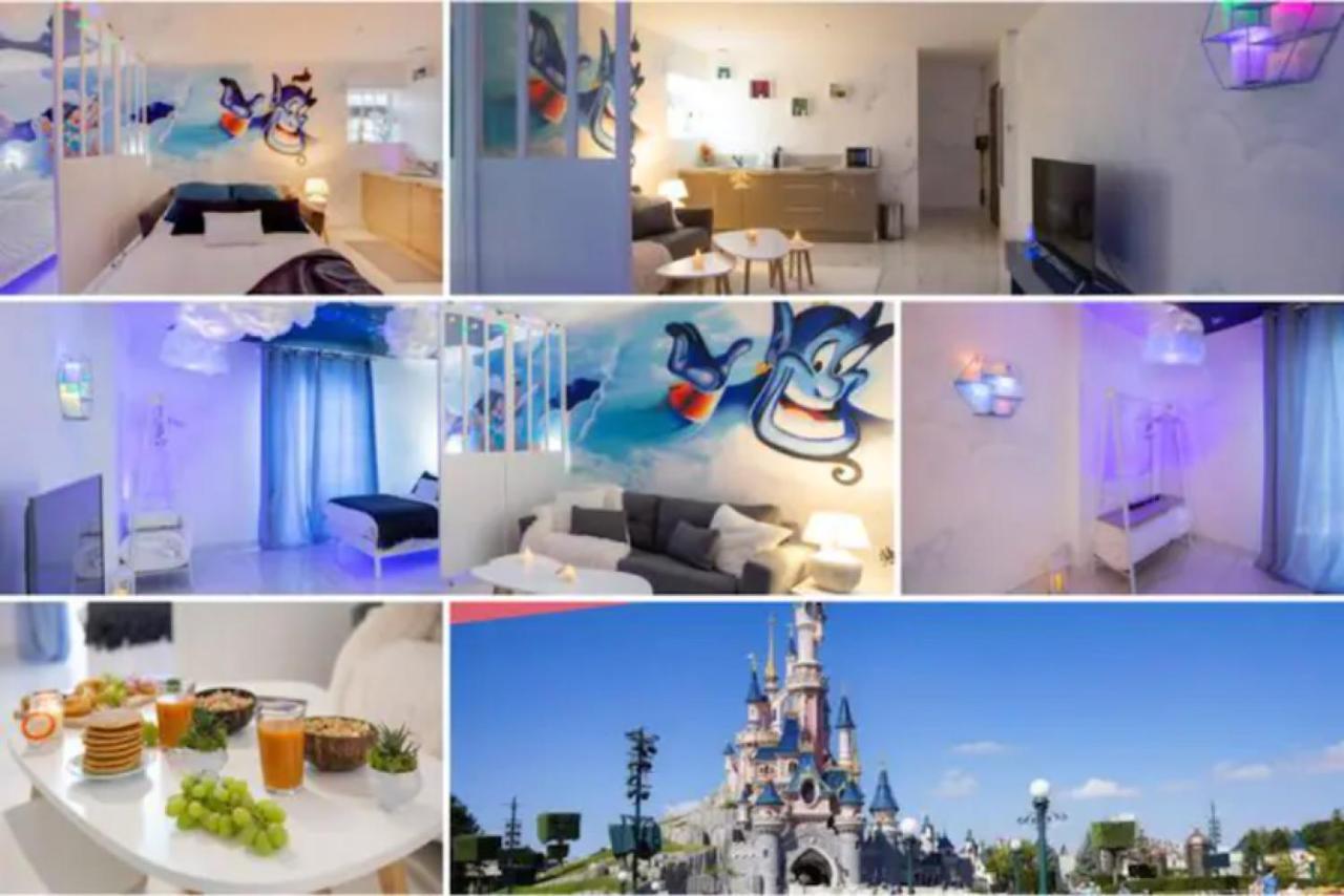 Suite Aladdin - 4P - Proche Disney Montry Eksteriør bilde